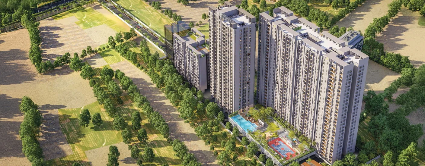 Krisala 41 Luxovert Tathawade Bird Eye View Image
