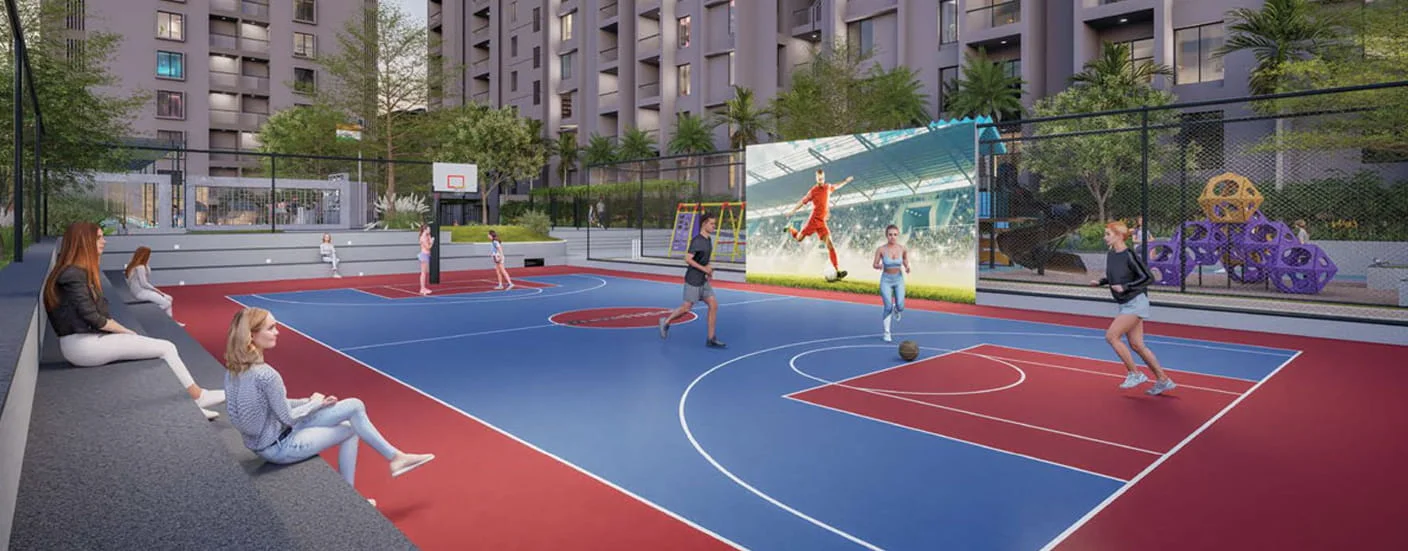 Krisala 41 Luxovert Tathawade Multipurpose Court Image