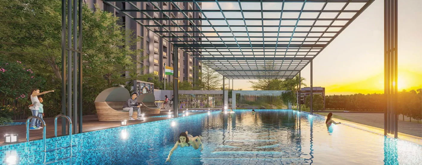 Krisala 41 Luxovert Tathawade Swiming Pool Image